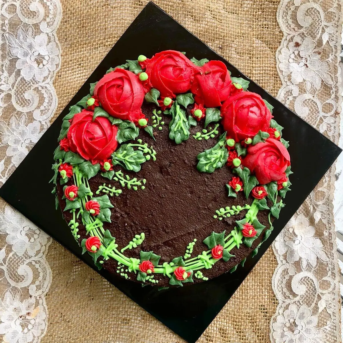 Birthday cake by Fainaz Milhan, 2020
