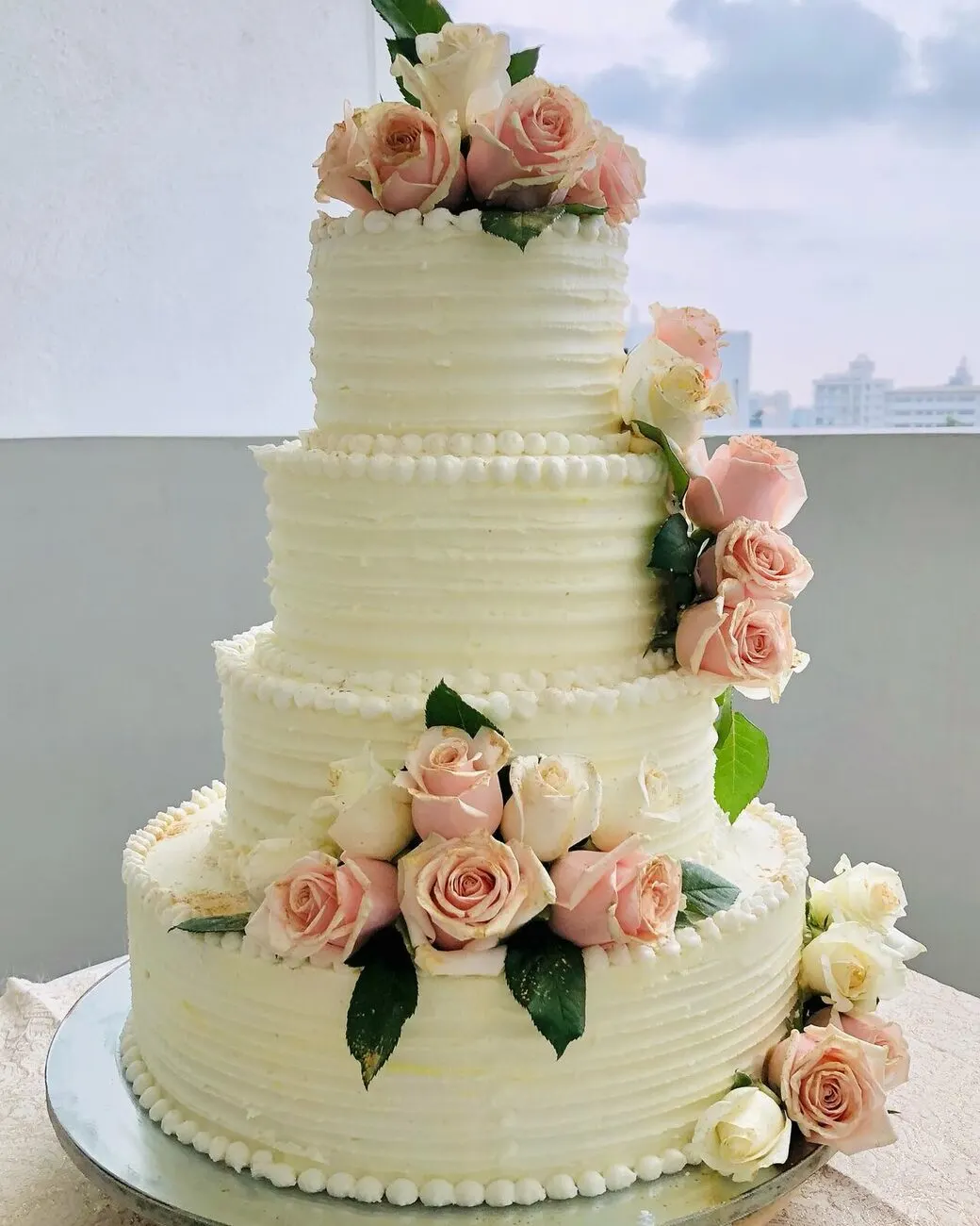 Wedding or engagement cake by Fainaz Milhan, 2021