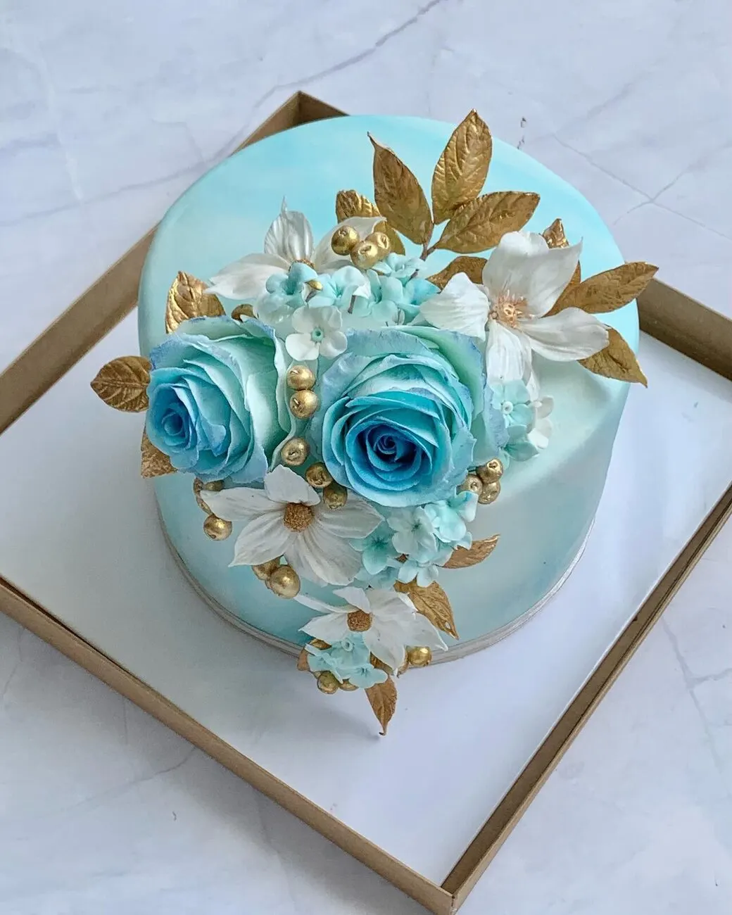 Wedding or engagement cake by Fainaz Milhan, 2022