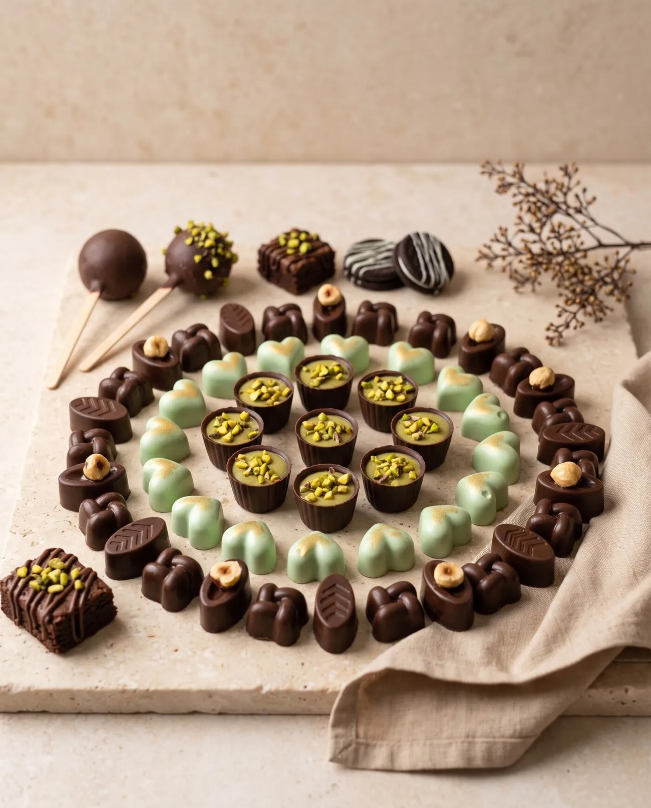 Chocolate Madness Workshop: A day of handmade chocolates and chocolate treats, including truffles, cake pops and petit fours.