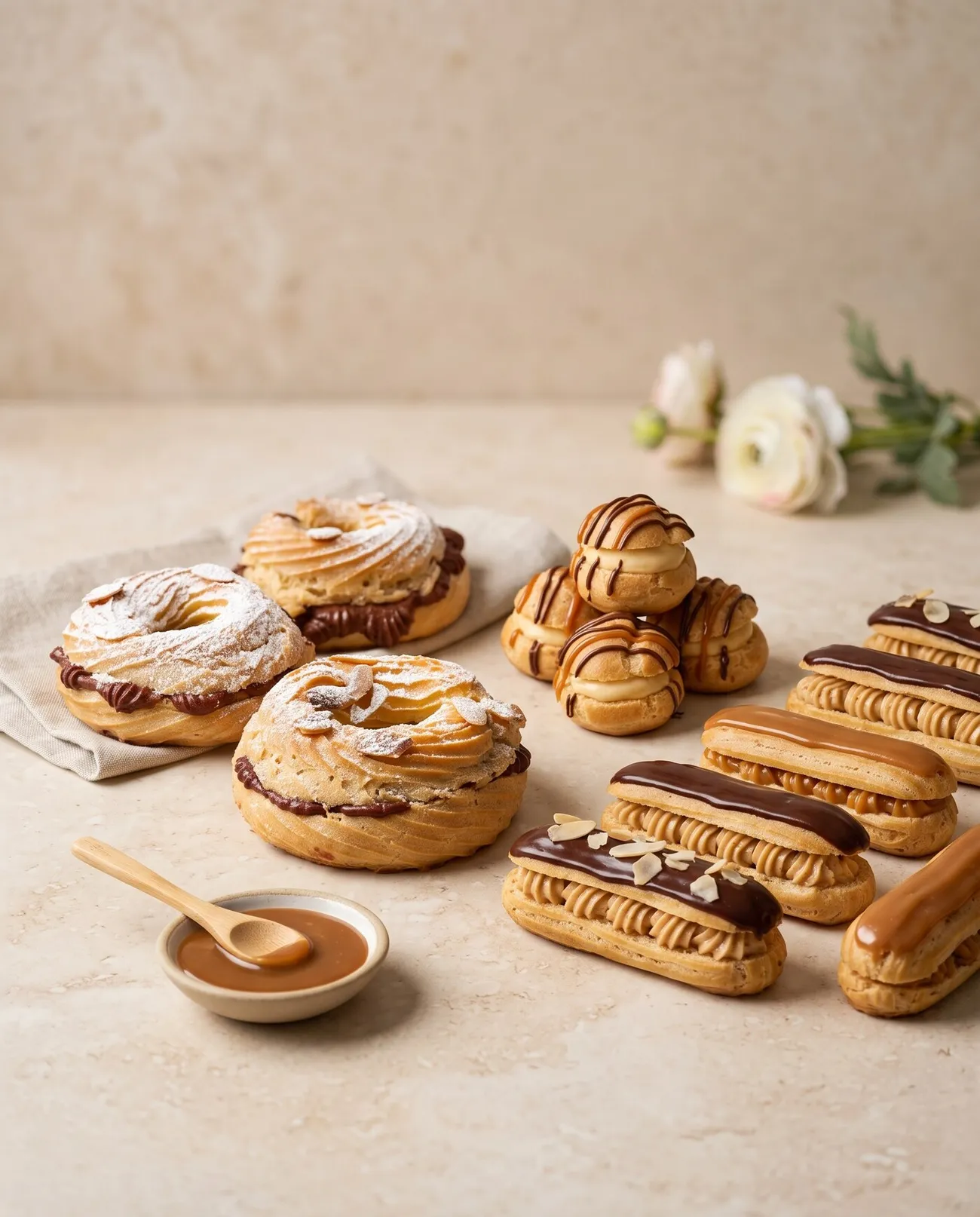 Pâte à Choux Workshop: One pastry, four classics: choux buns, Paris-Brest, profiteroles and eclairs.