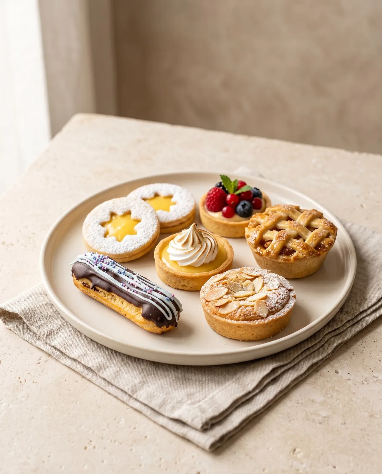 Festive Sweets Workshop: A seasonal sweets class. The menu changes through the year, with Christmas and Eid versions.