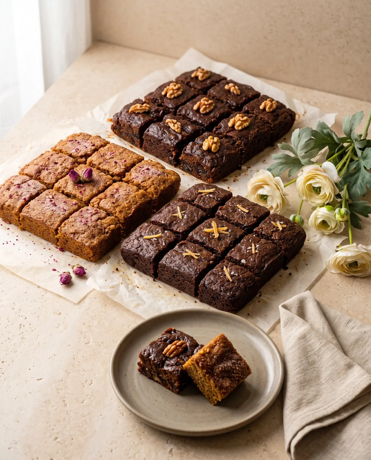 Classic Tray Bake Workshop: Three traditional Sri Lankan bakes made in a tray: date cake, love cake and jaggery cake.